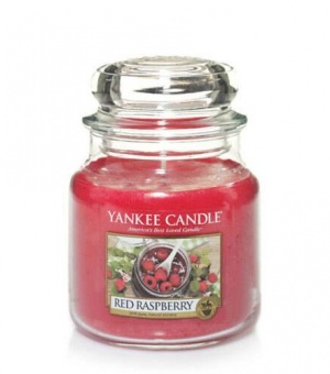 Red Raspberry - Medium Jar Candle - The Candle Scentre