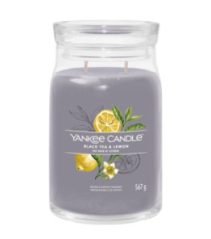 Black Tea & Lemon- Signature Large Jar Candle