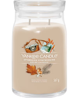 Afternoon Scrapbooking- Signature Large Jar Candle