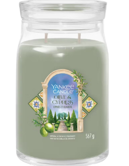 Olive & Cypress- Signature Large Jar Candle