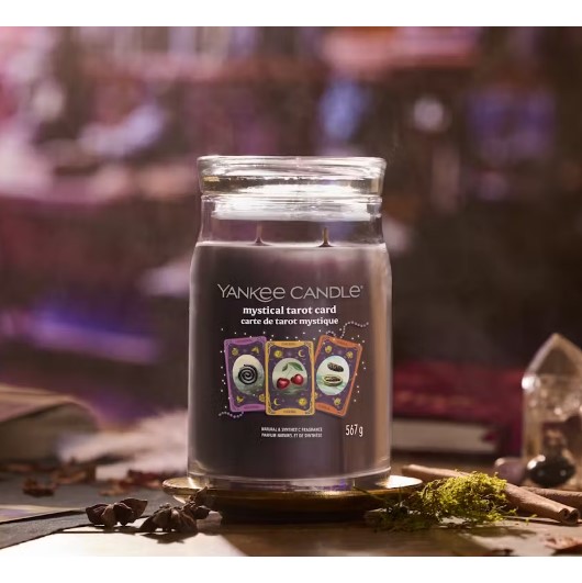 NEW-Mystical Tarot Card Signature Large Jar Candle - Image 4